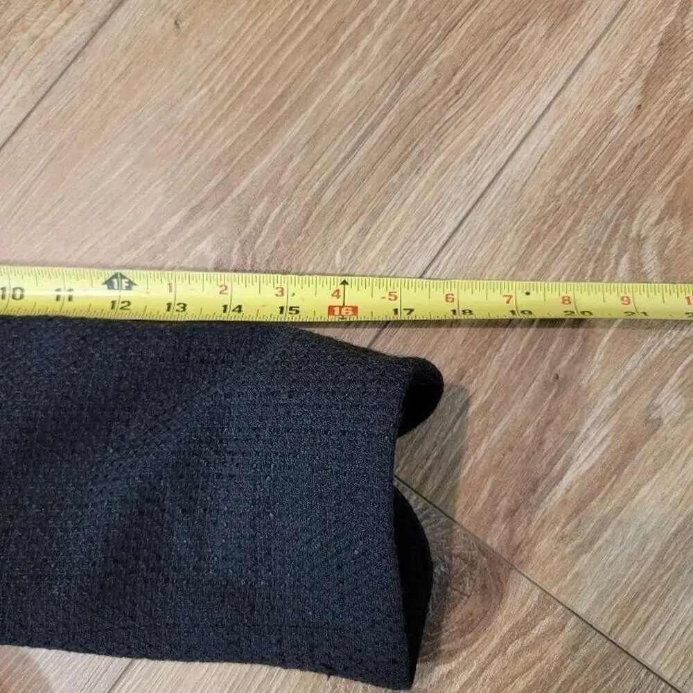 Dana Buchman Black Blazer Women's Sz 4P‎ Qtr Sleeve Lined Sport Coat - Picture 9 of 12